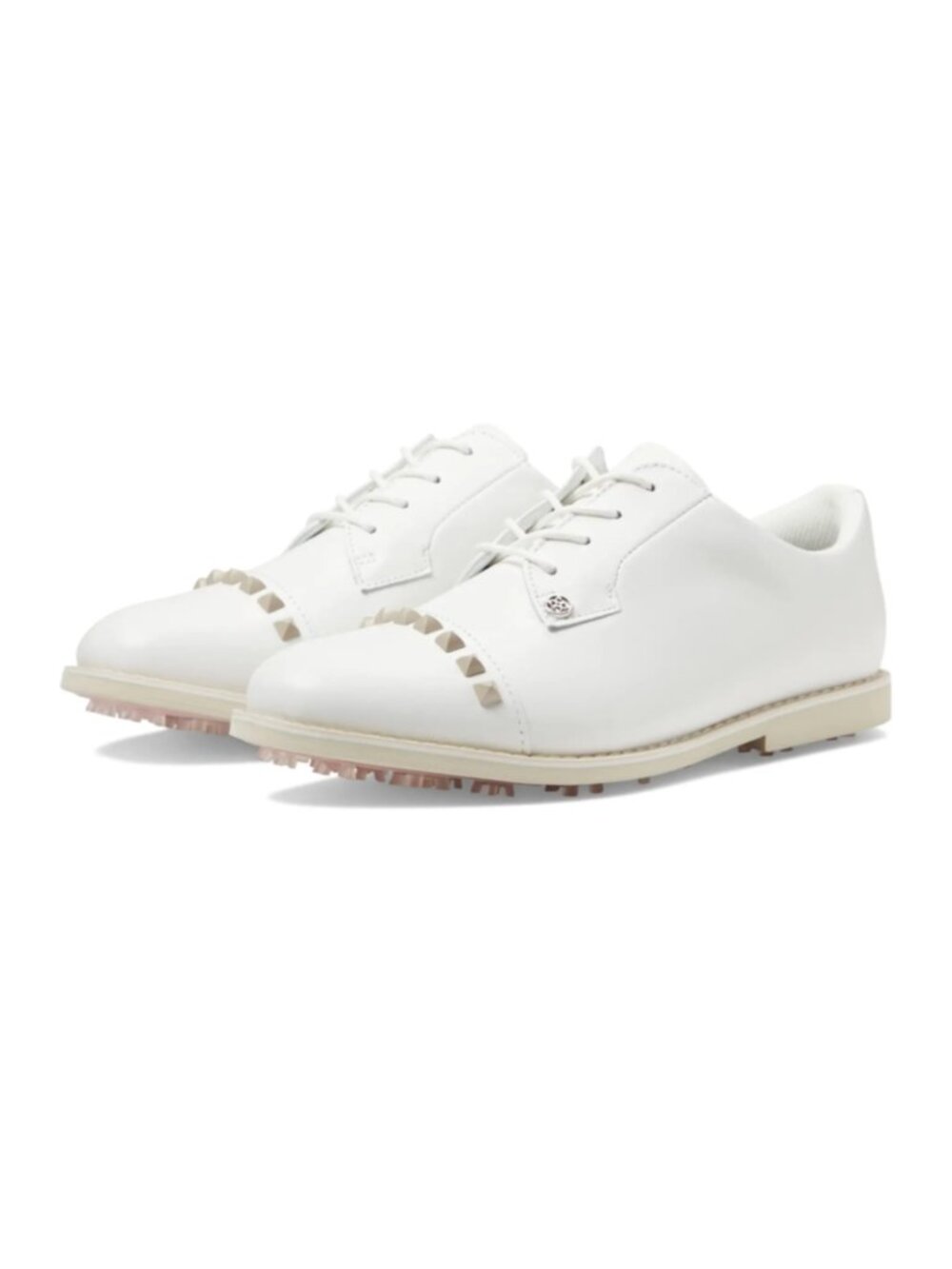 NIB G/FORE Women Golf Shoe Pebbled Leather Gallivanter Studded Cap Toe Size 5.5